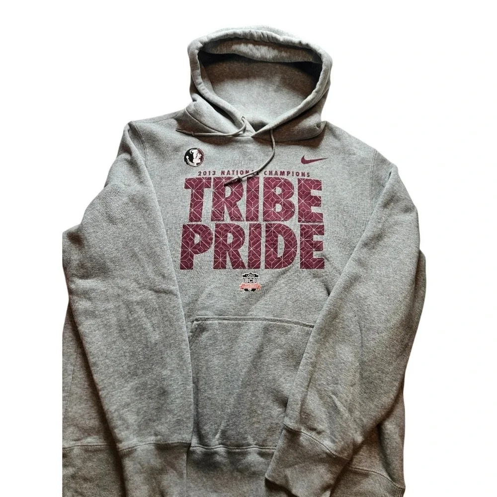 Nike Florida State Seminoles 2013 National Champions Tribe Pride Hoodie Gray XL